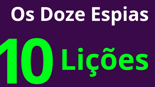 Os doze espias.10 Lições